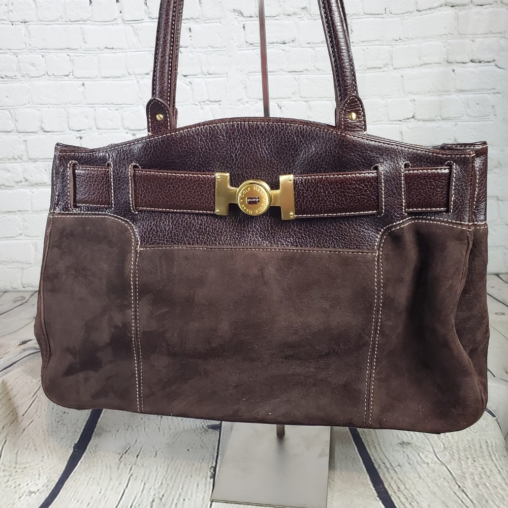 Cole Haan Brown Suede Handbag